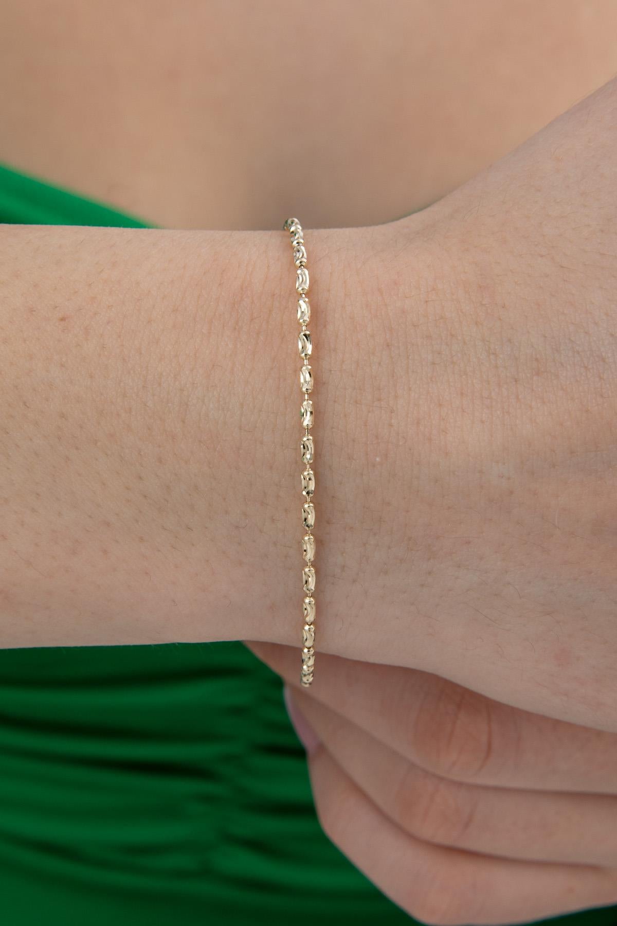 14K Gold Perla Bracelet
