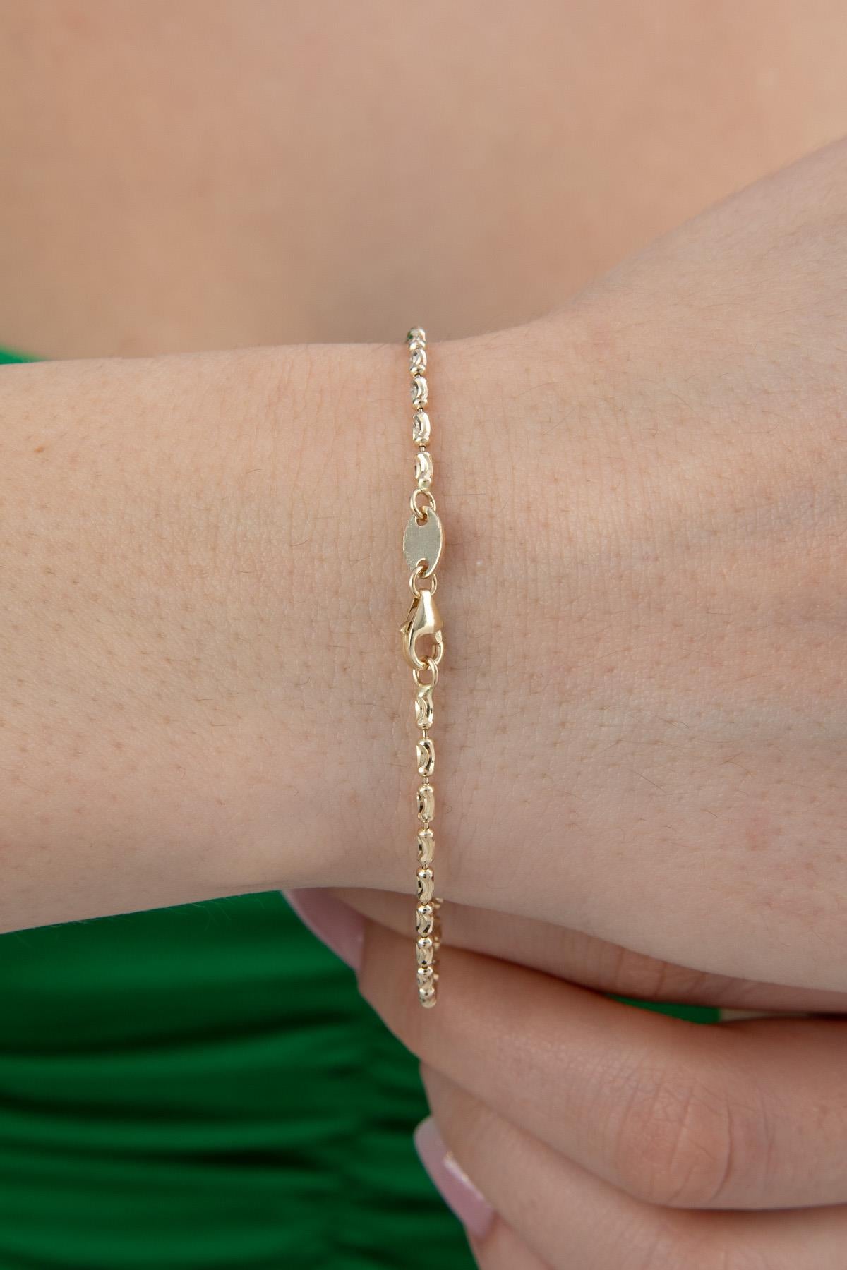 14K Gold Perla Bracelet