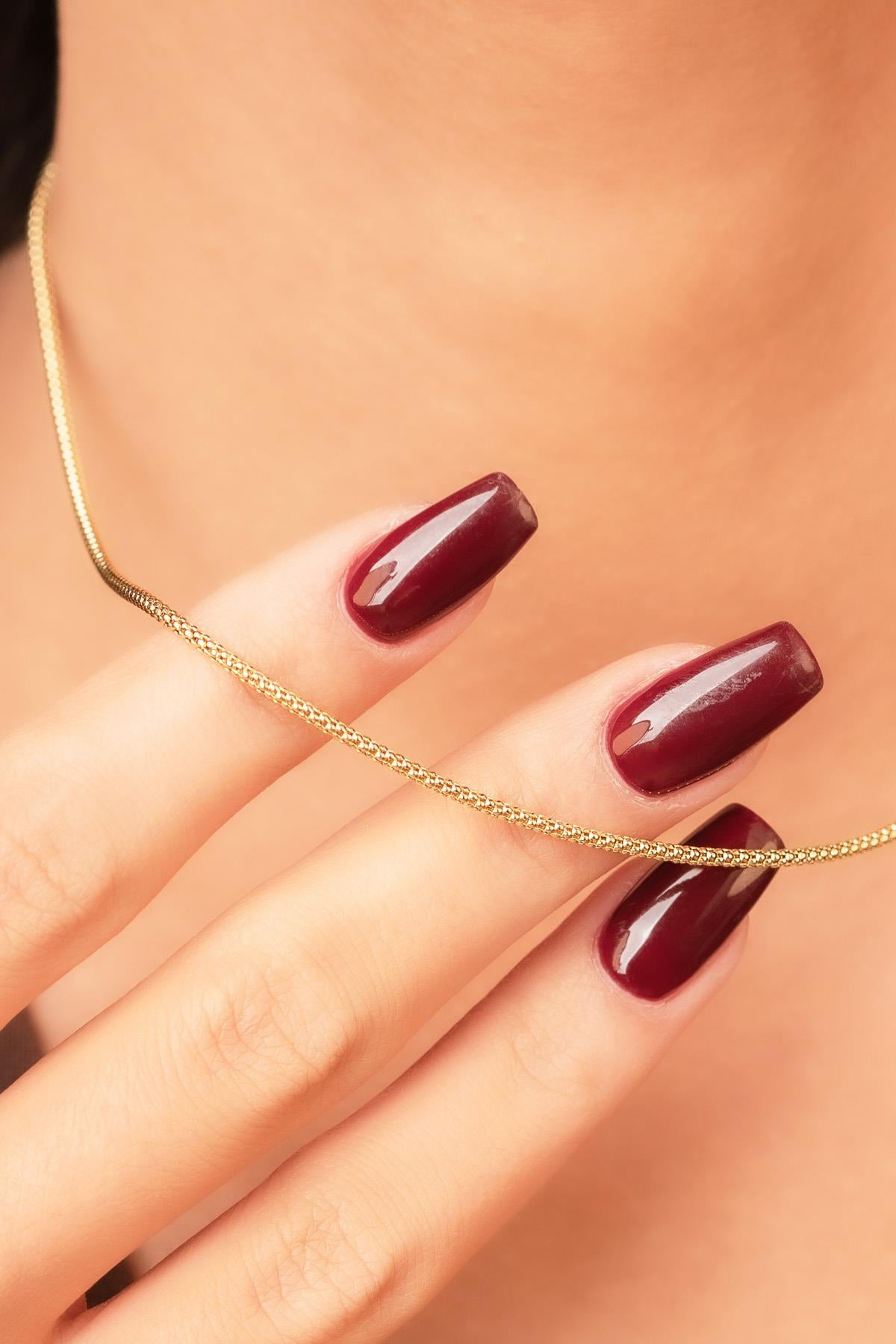 14K Gold Popcorn Chain