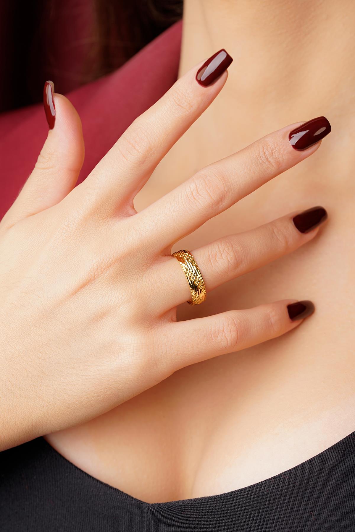14K Gold Promessa Wedding Band