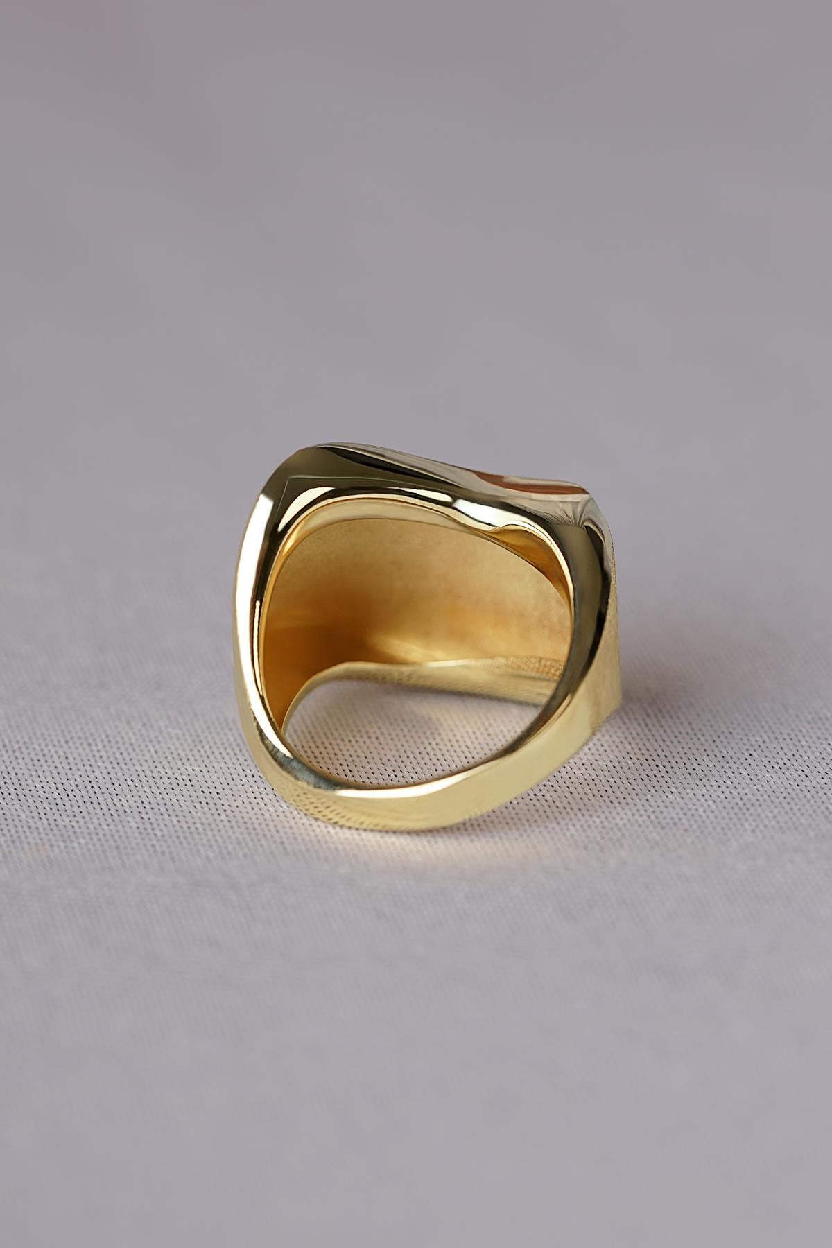 14K Gold Rina Minimalist Band Ring