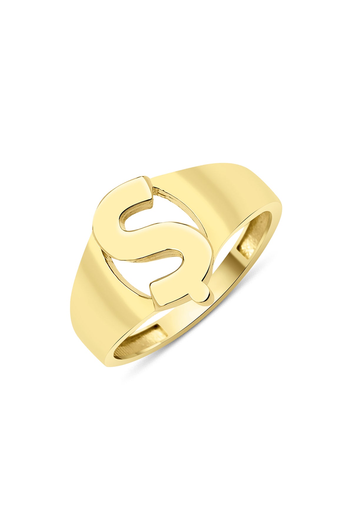 14k Gold Ş Initial Ring