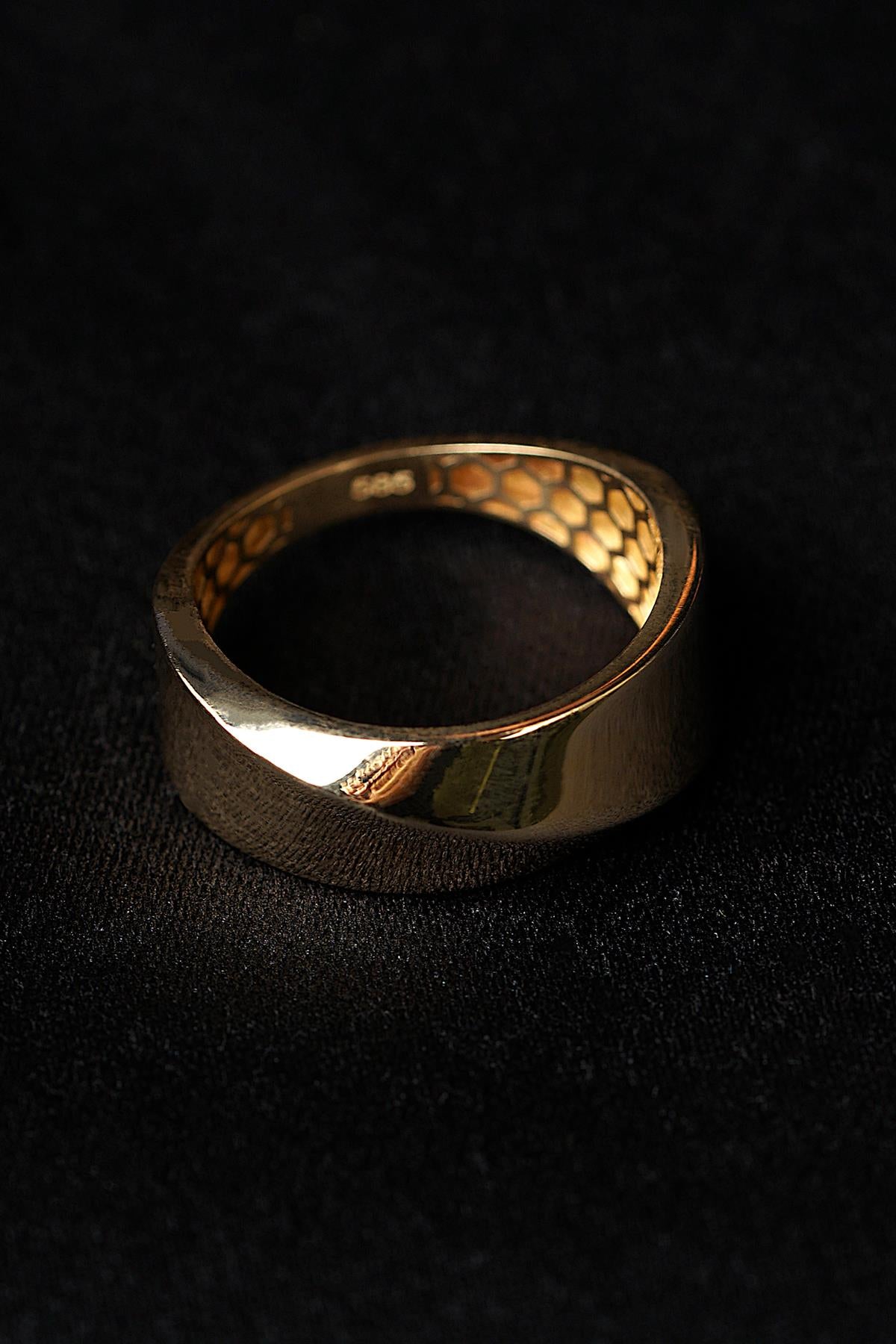 14K Solid Gold Sirus Ring