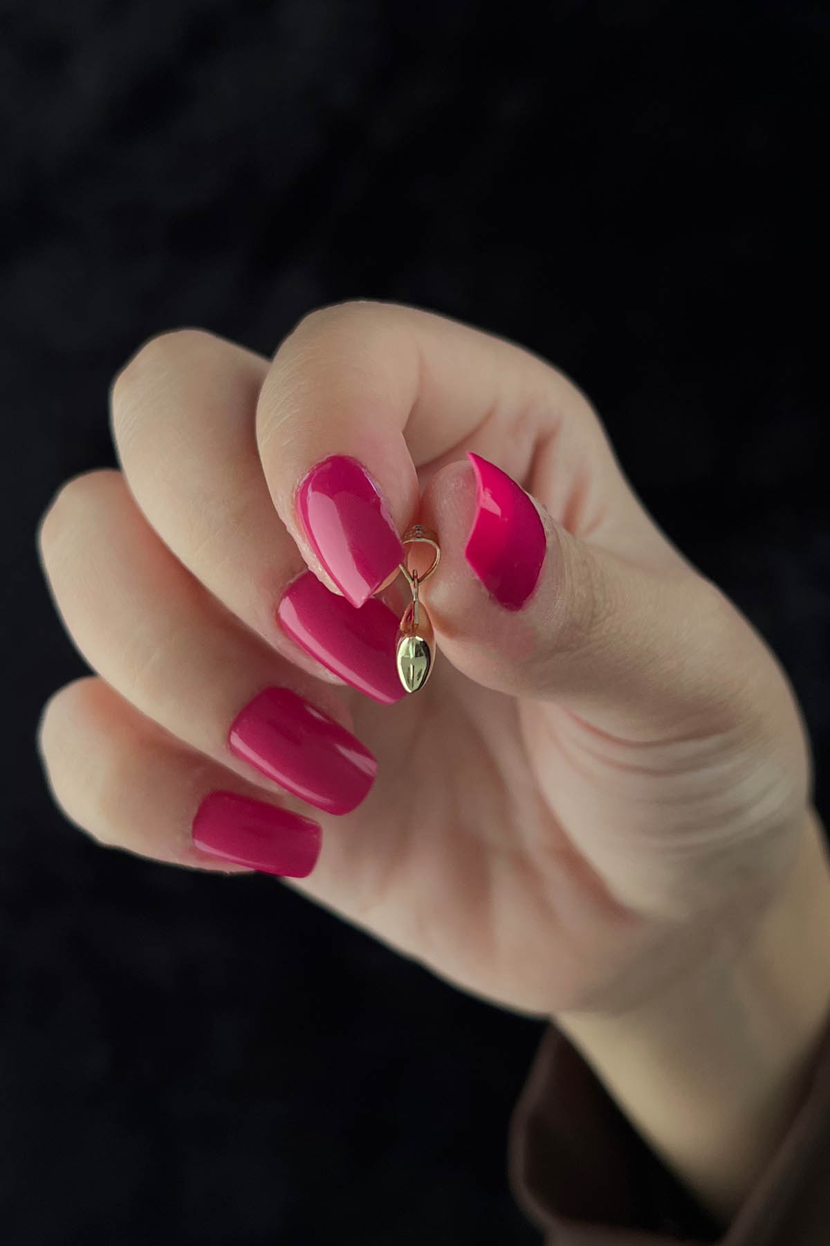 14K Gold Small Puffy Star Charm