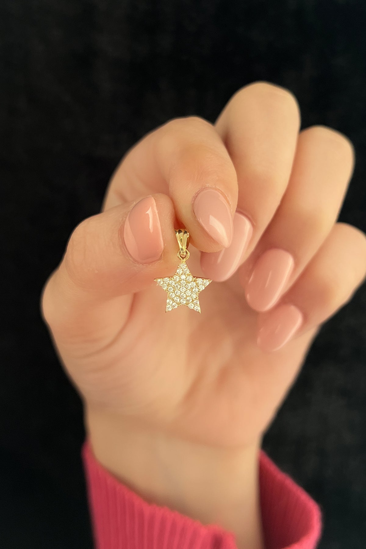 14K Gold Small Star Charm
