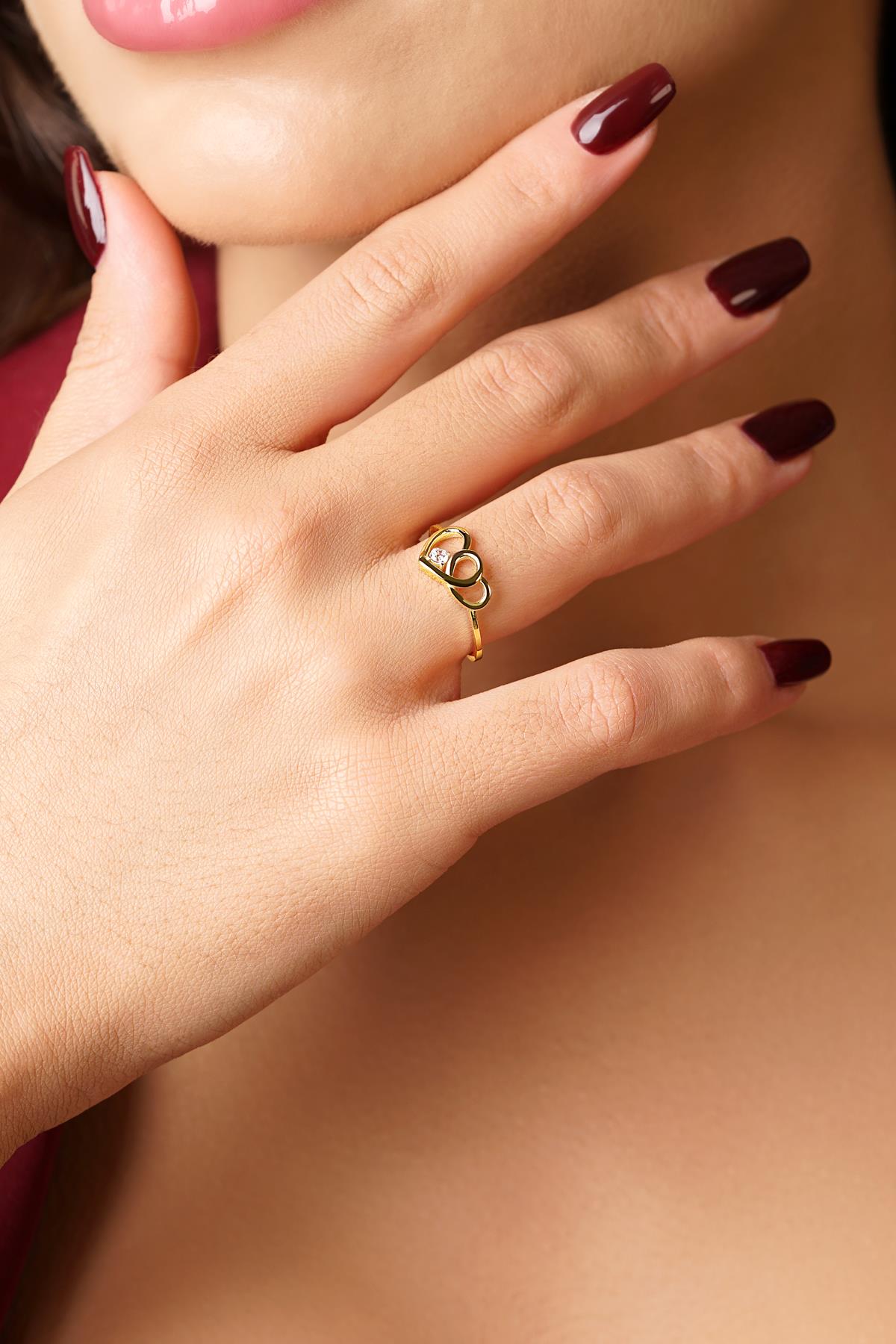14K Gold Soulmate Statement Ring