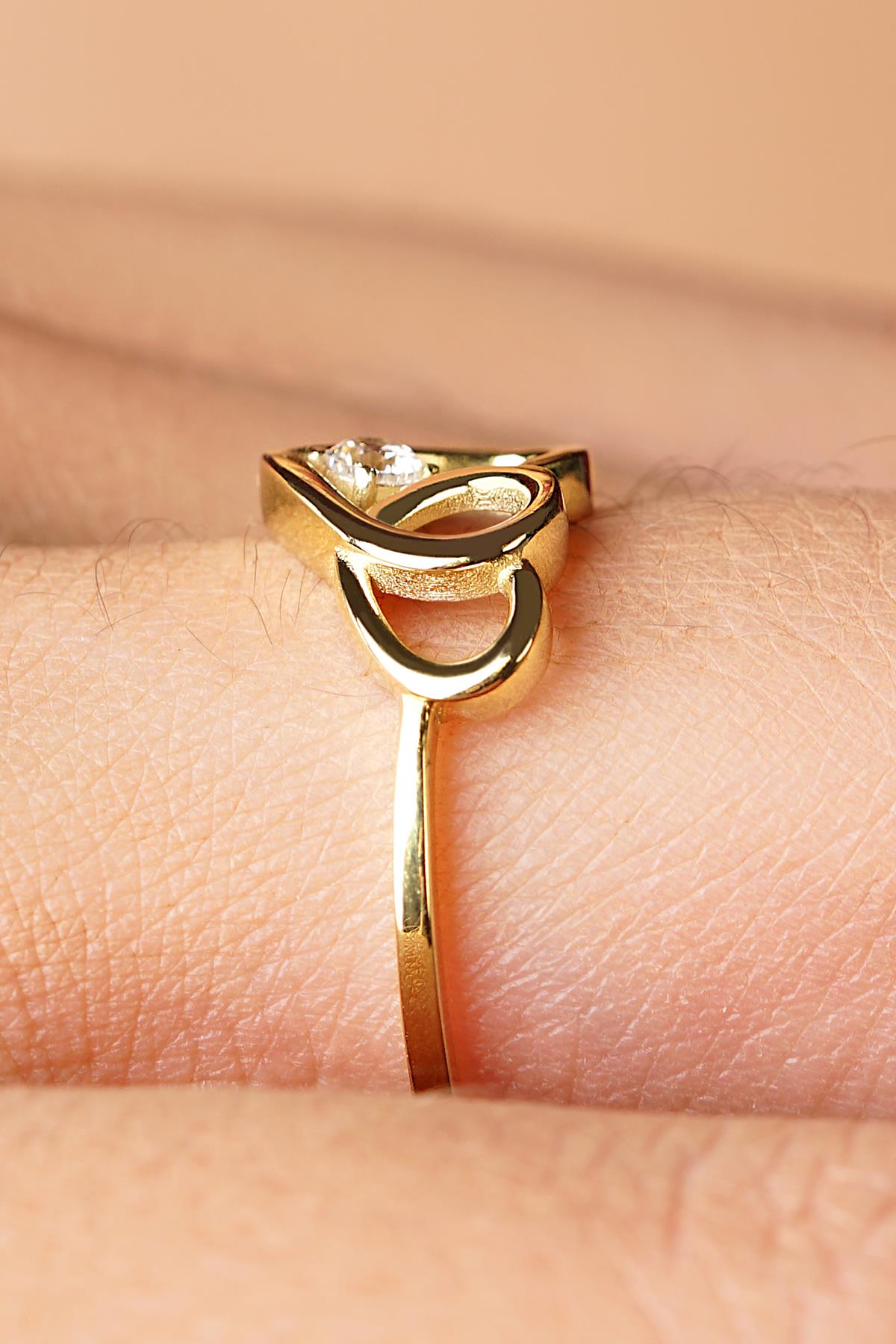 14K Gold Soulmate Statement Ring