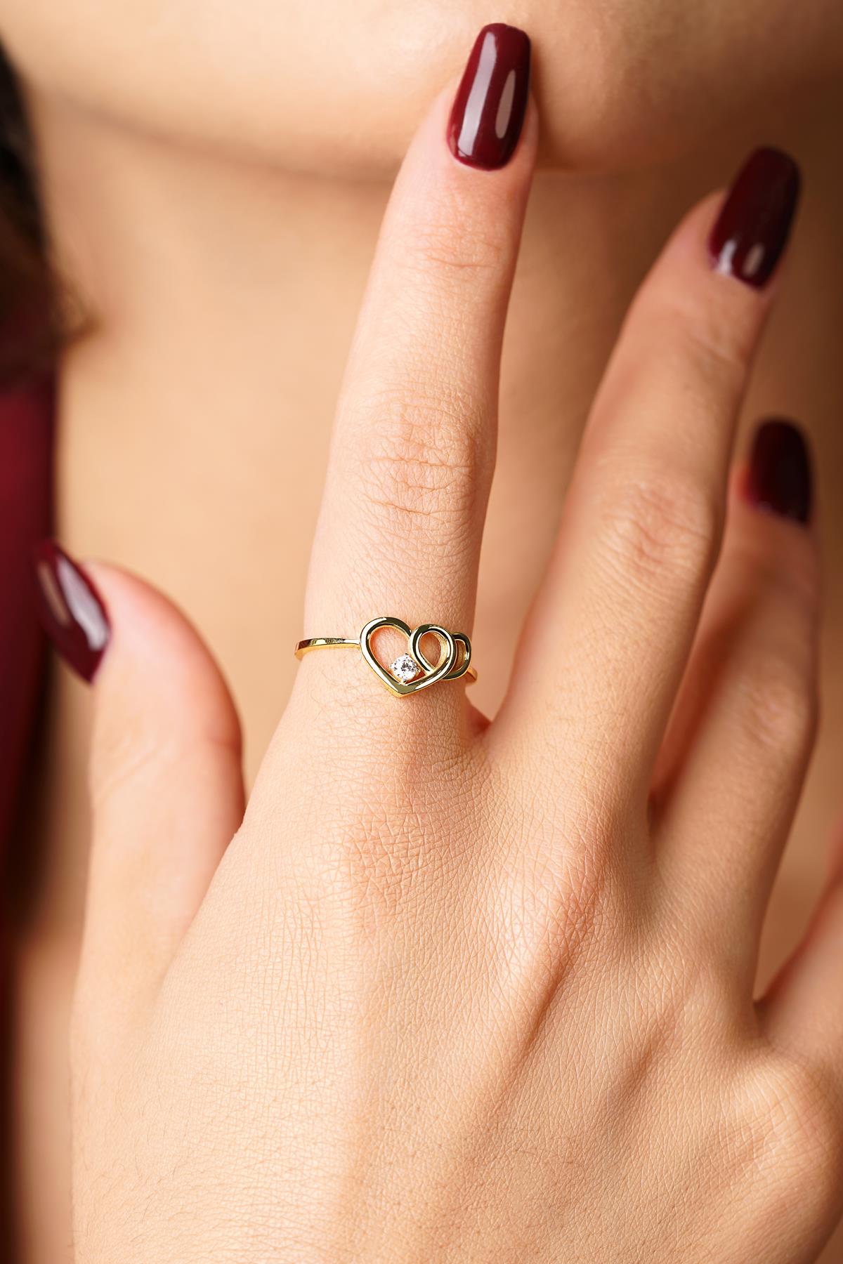 14K Gold Soulmate Statement Ring