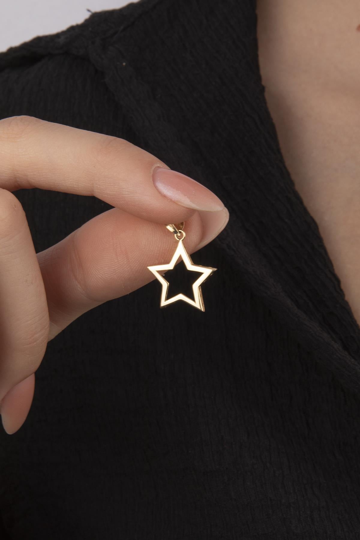14K Gold Star Charm