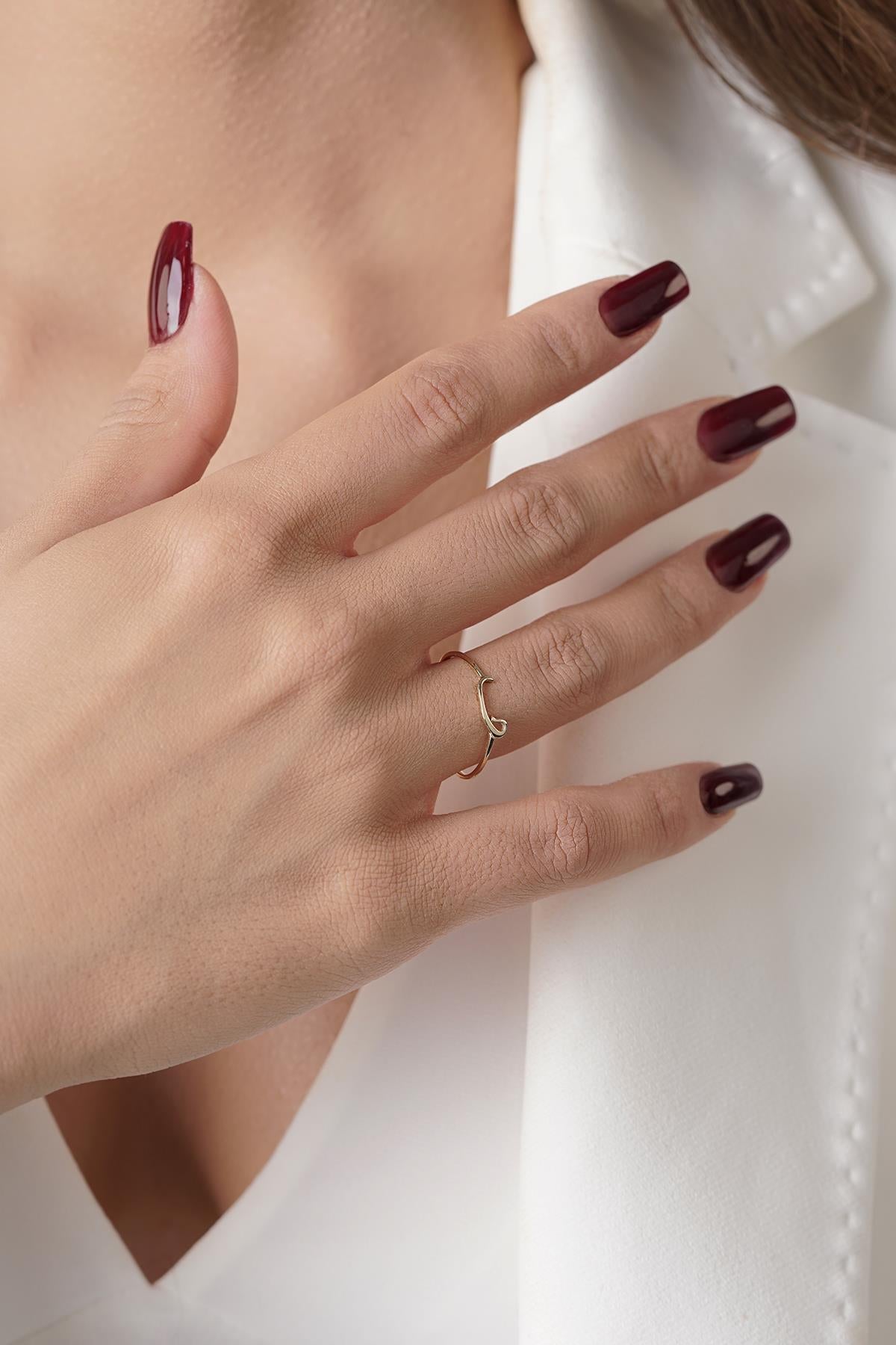 14K Gold Trust Gold Ring