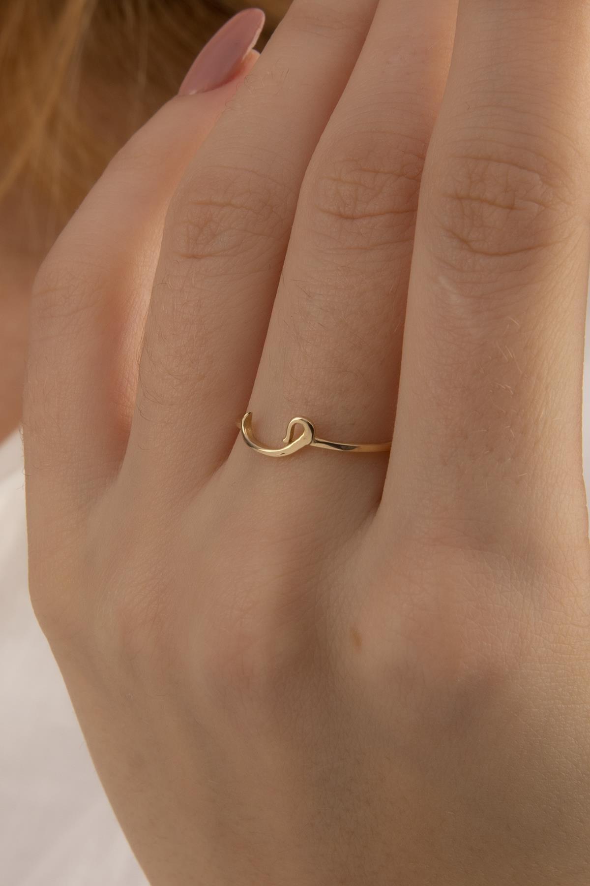 14K Gold Trust Gold Ring