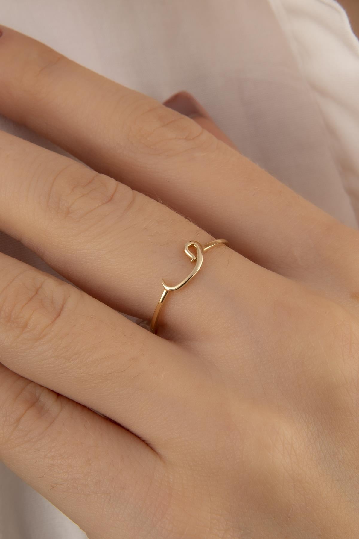 14K Gold Trust Gold Ring