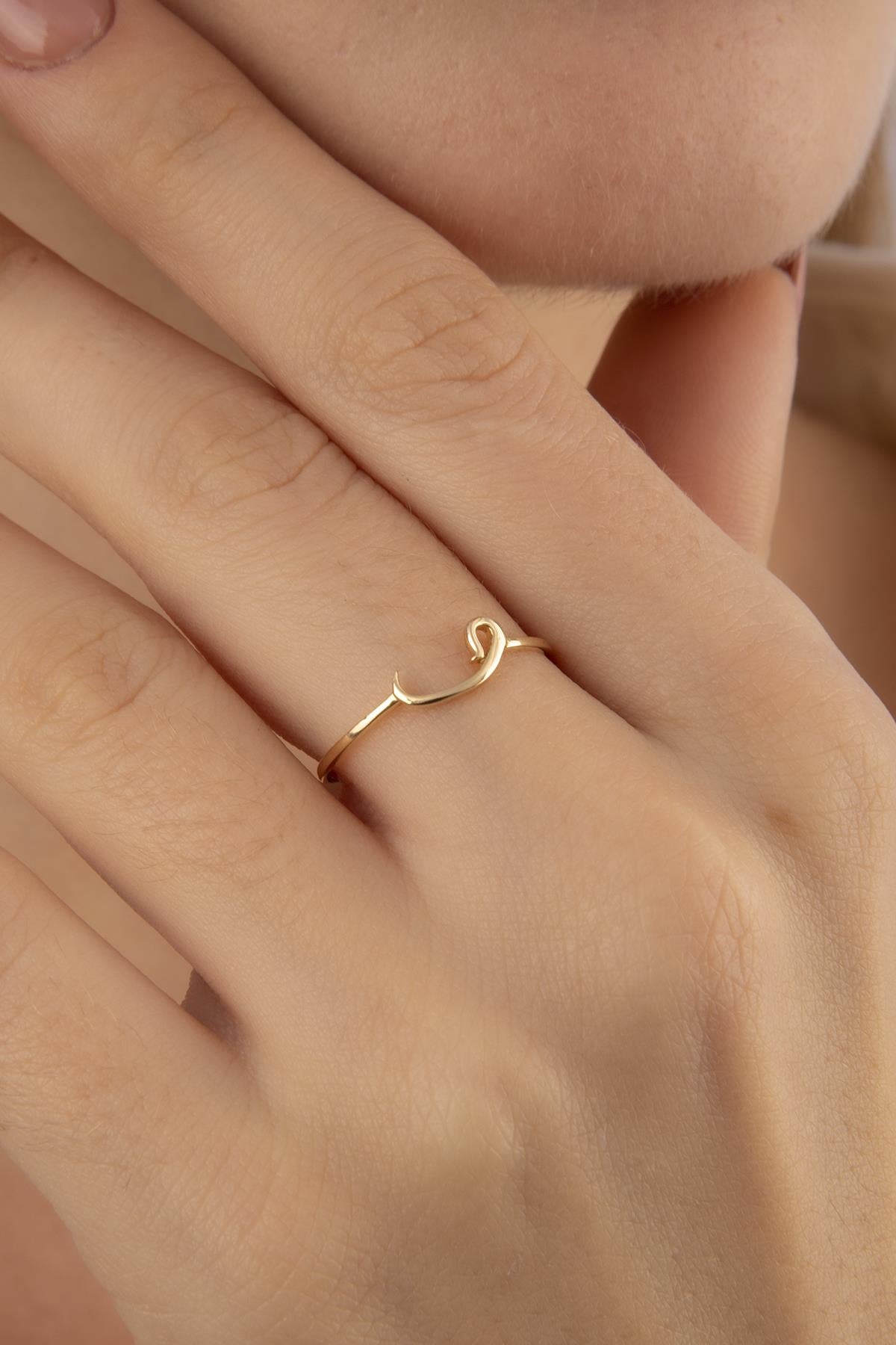 14K Gold Trust Gold Ring