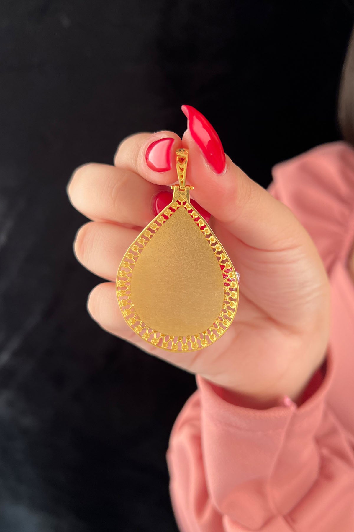 14K Gold Tugra Charm