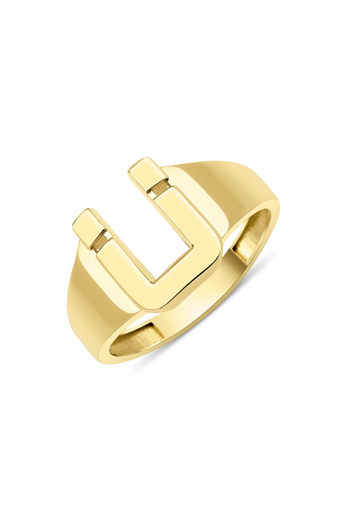 14k Gold Ü Initial Ring