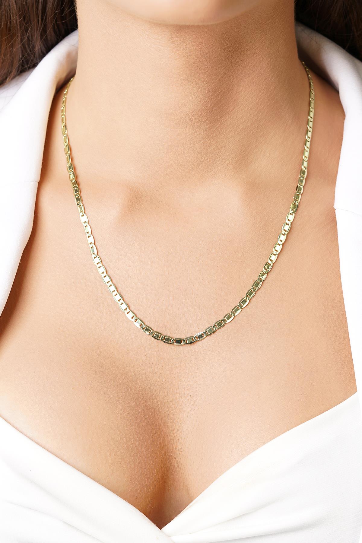 14K Gold Valentino Chain Necklace