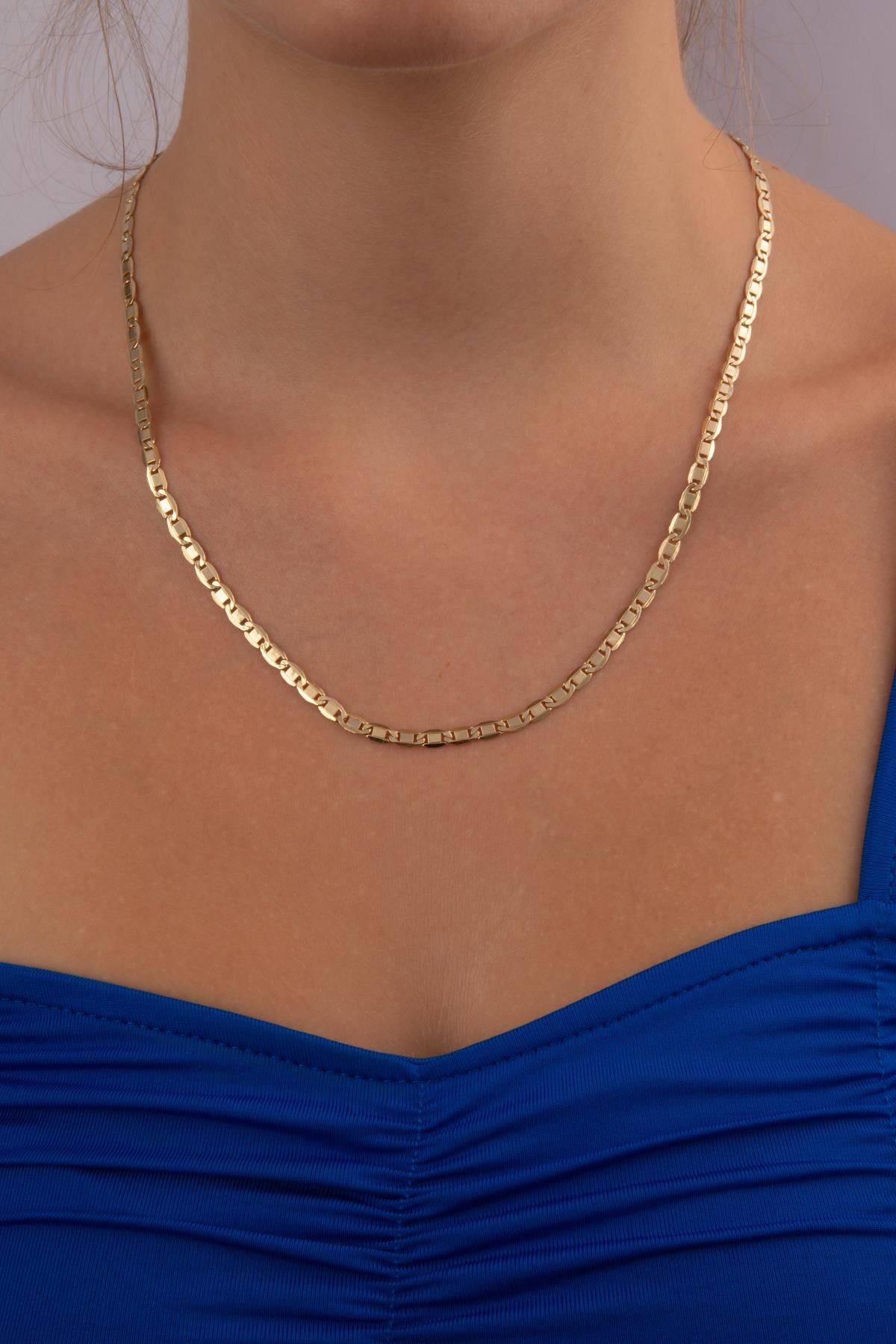 14K Gold Valentino Chain Necklace