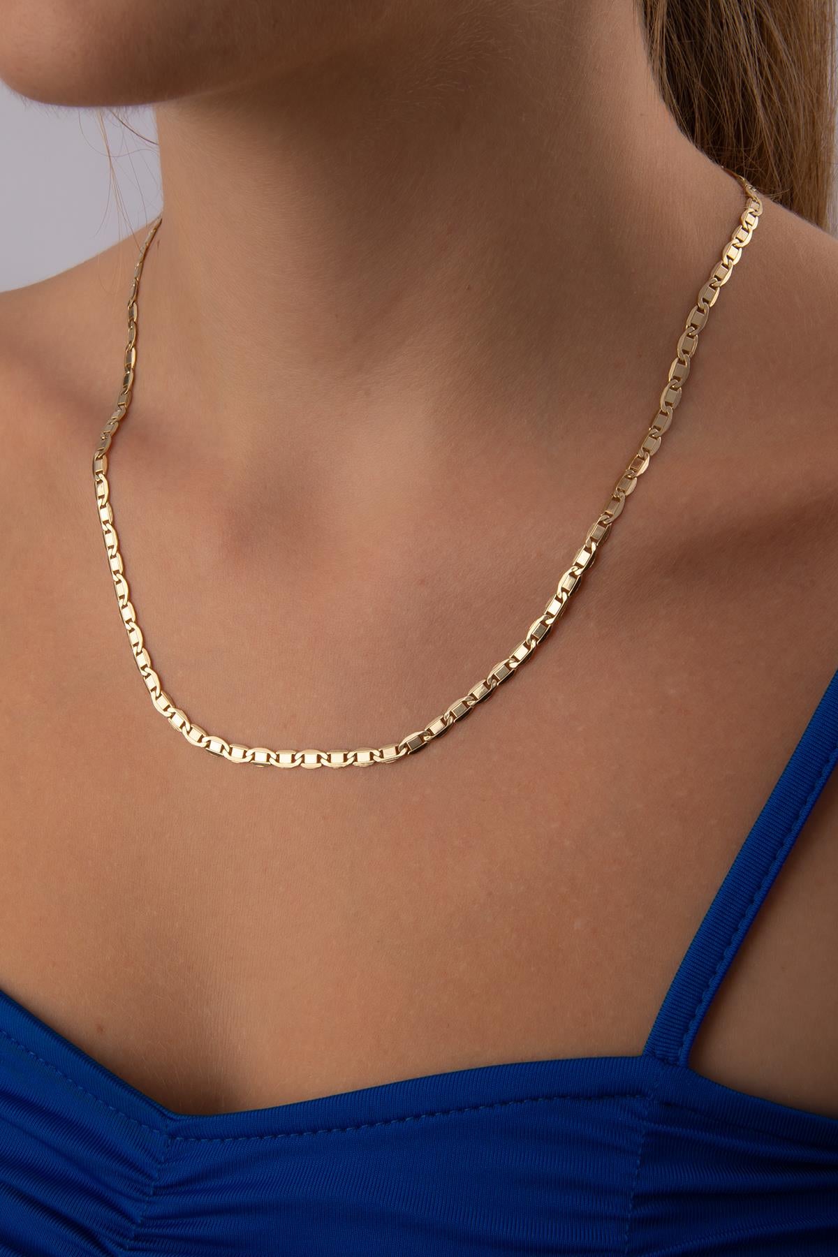 14K Gold Valentino Chain Necklace