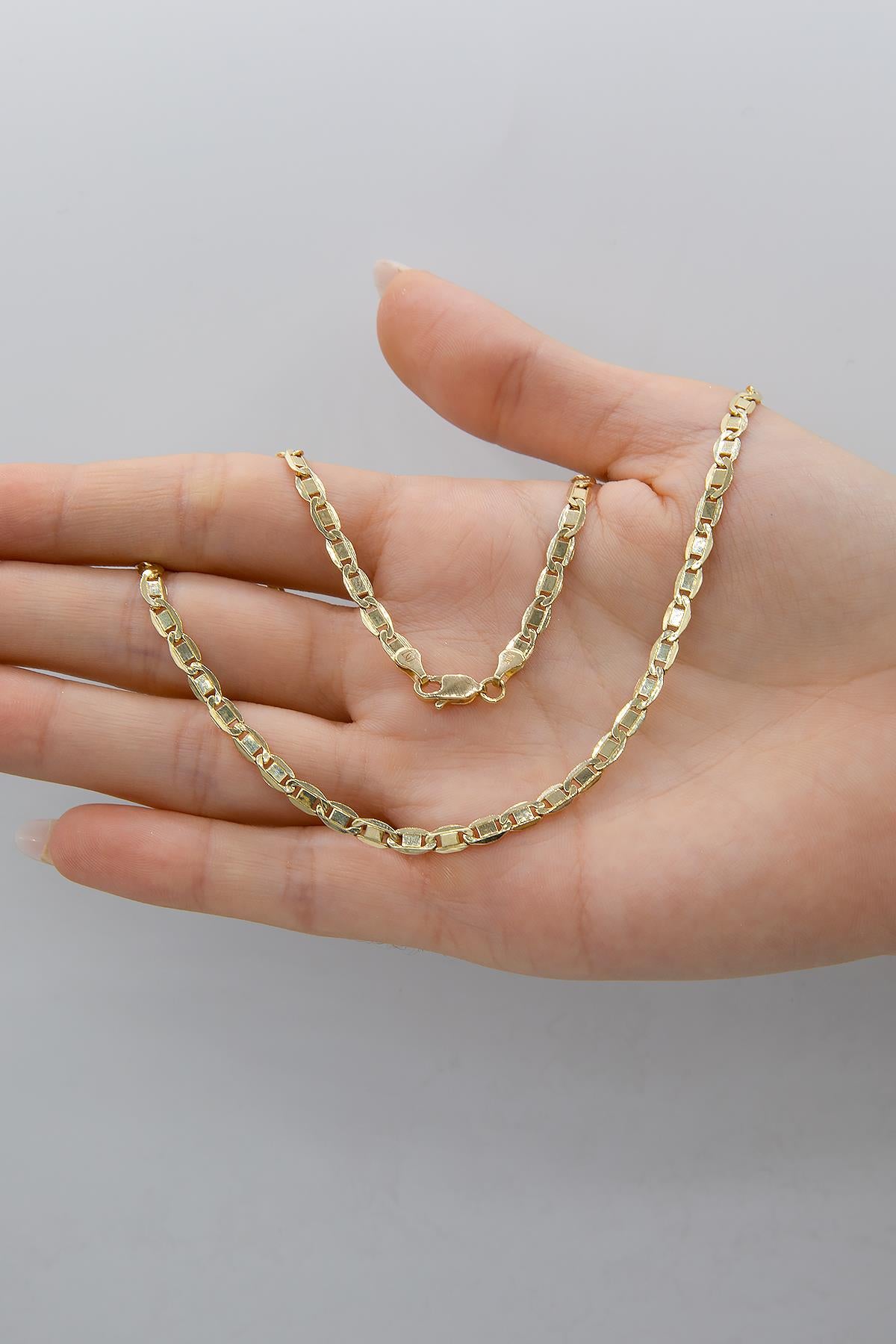 14K Gold Valentino Chain Necklace