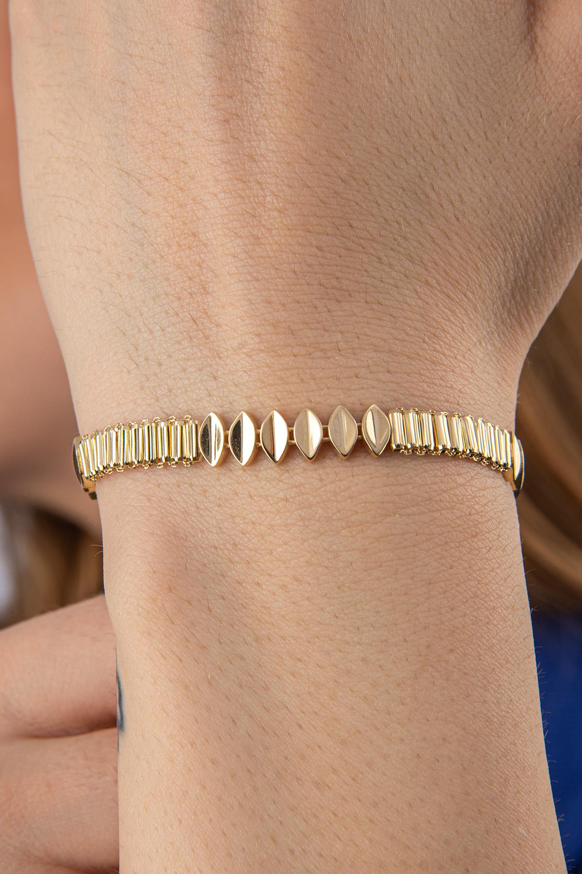 14K Gold Violet Bracelet