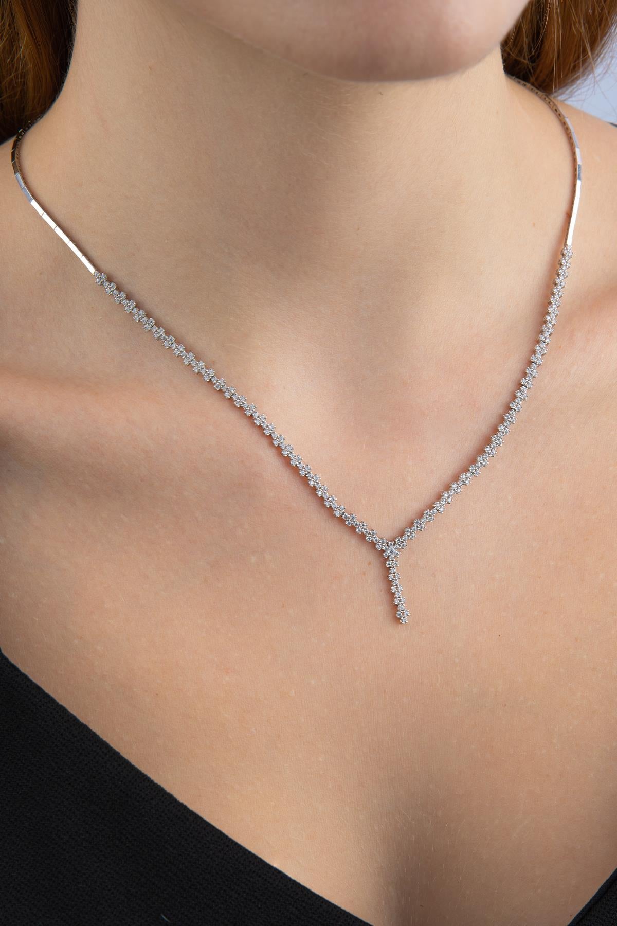 14K White Gold Tasteful Set