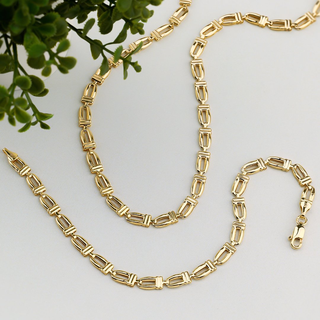 14K Gold Upstairs Chain