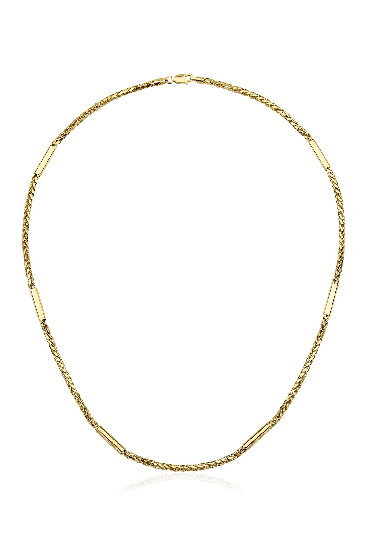 14K Gold Franco Roller Chain