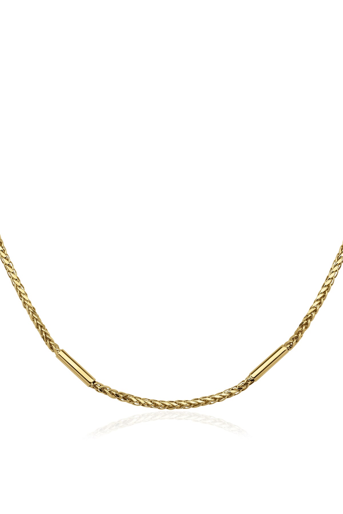 14K Gold Franco Roller Chain