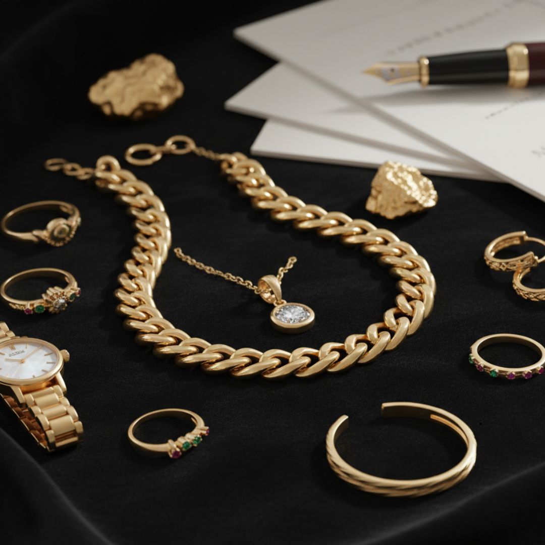 Difference Between Solid Gold, Gold-Filled, and Gold-Plated Jewelery