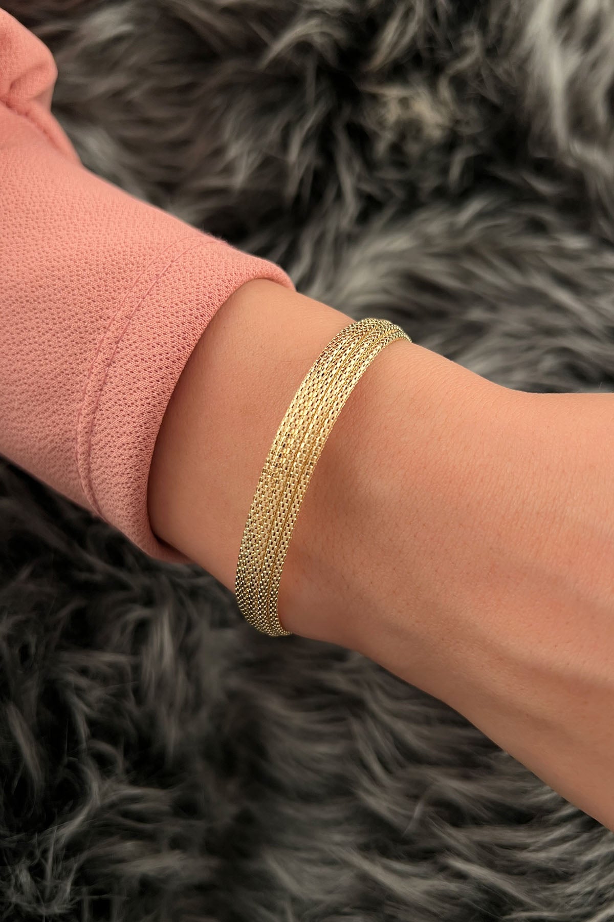 Gold Mesh Bracelets