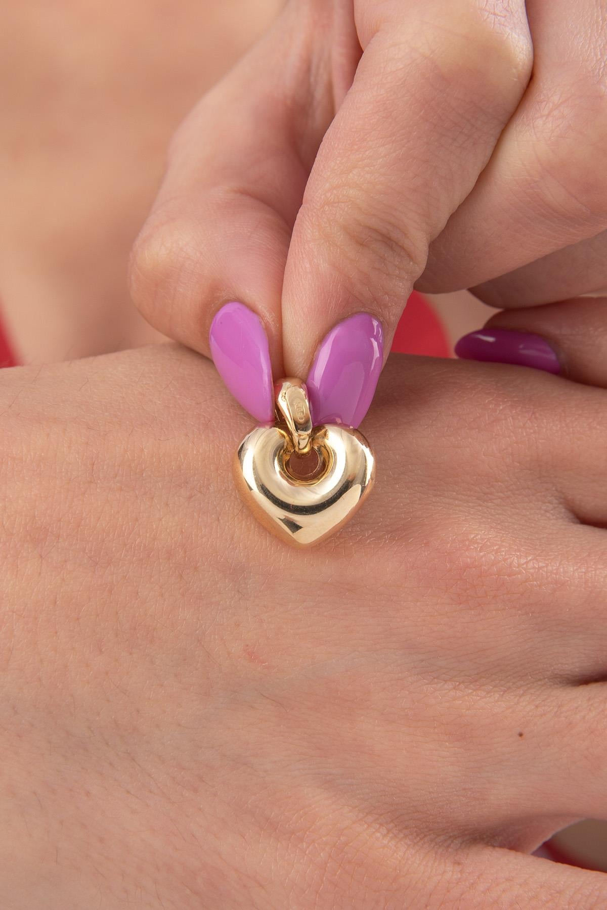 14K Alluring Heart Pendant