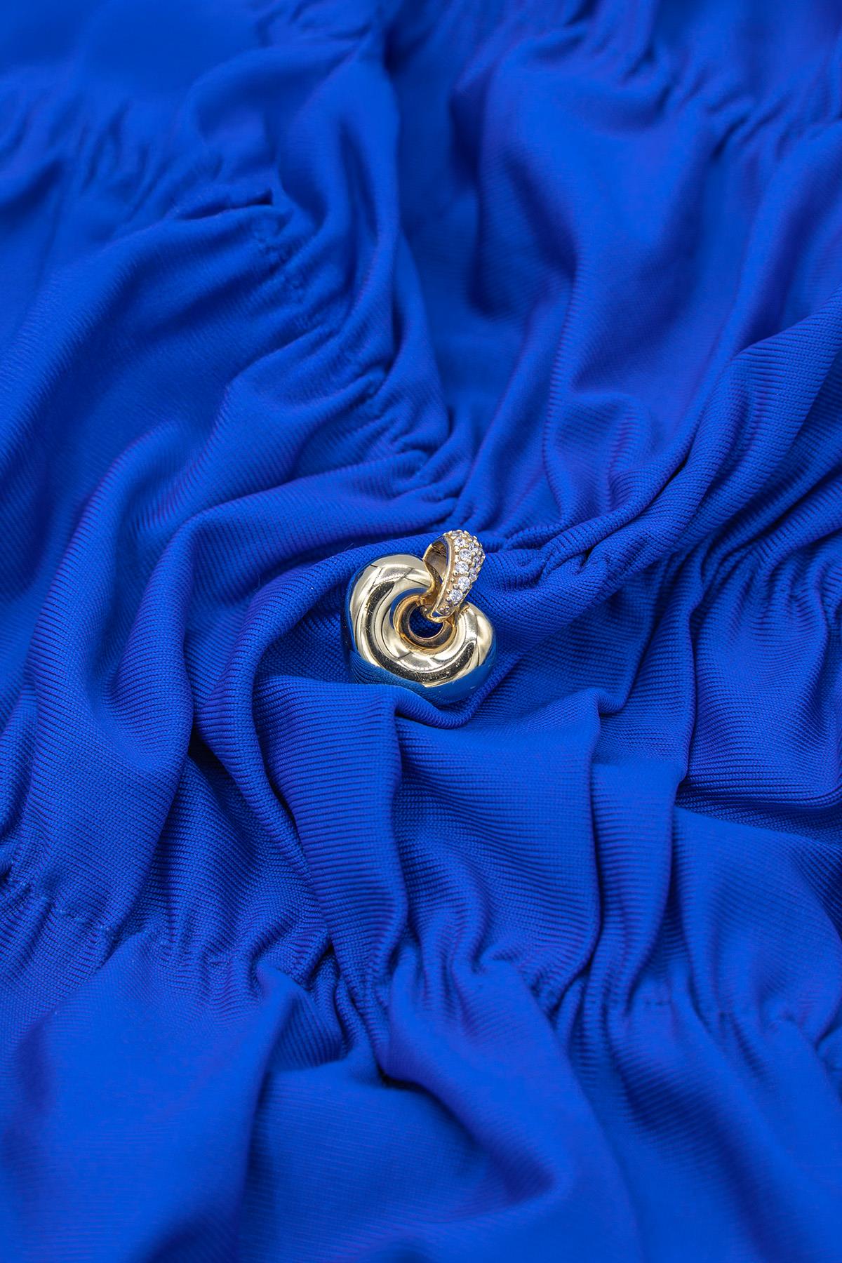 14K Alluring Heart Pendant