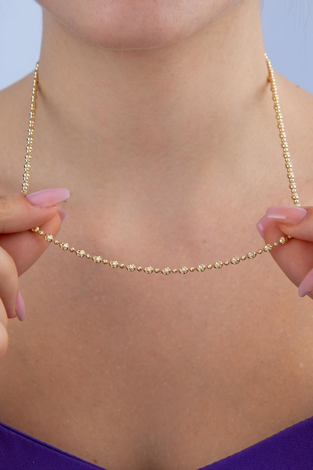 14K Gold Abelia Luxury Chain