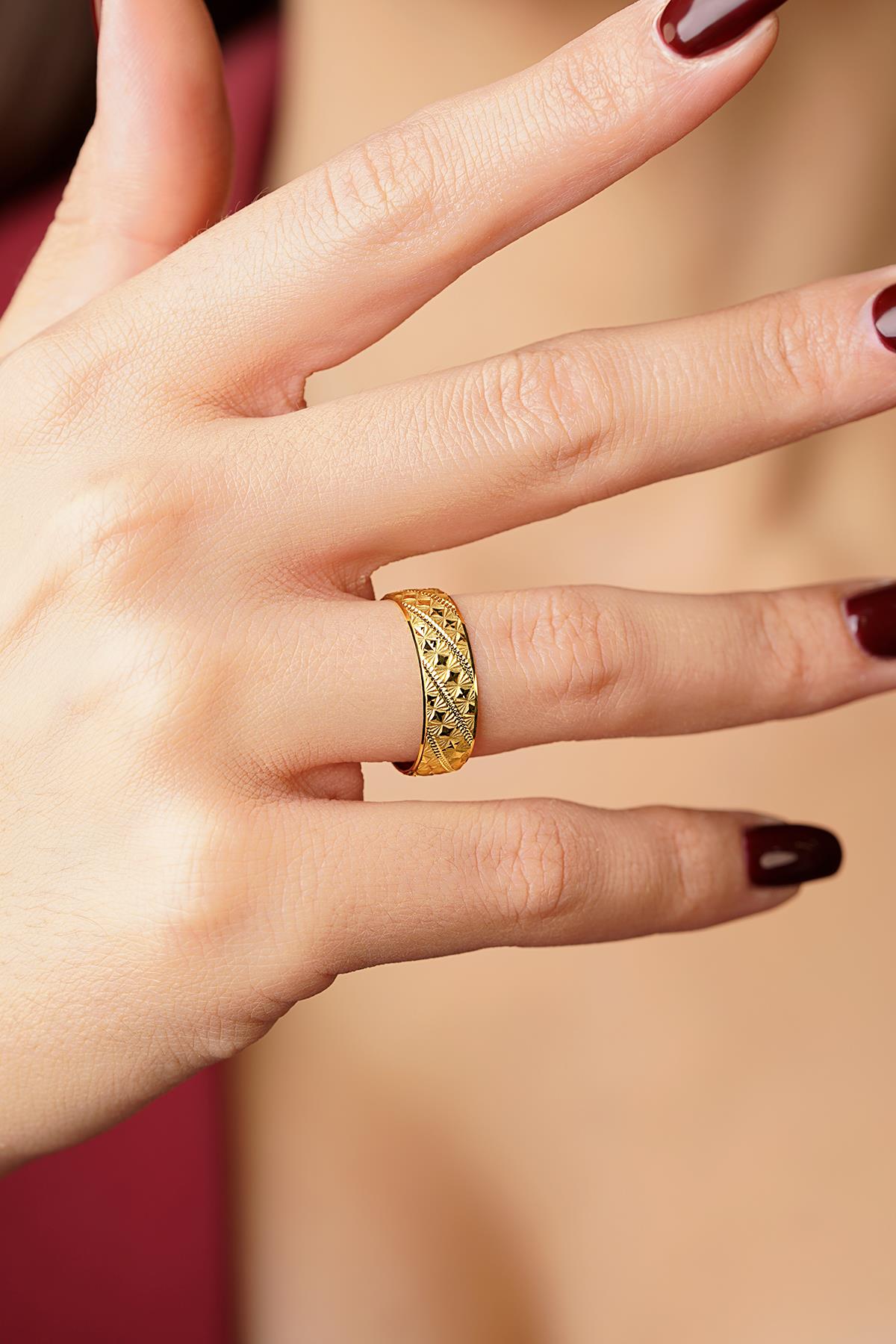 14K Gold Alfajores Wedding Band