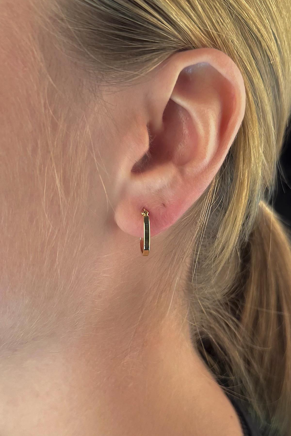 14K Gold Alis Hoop Earrings