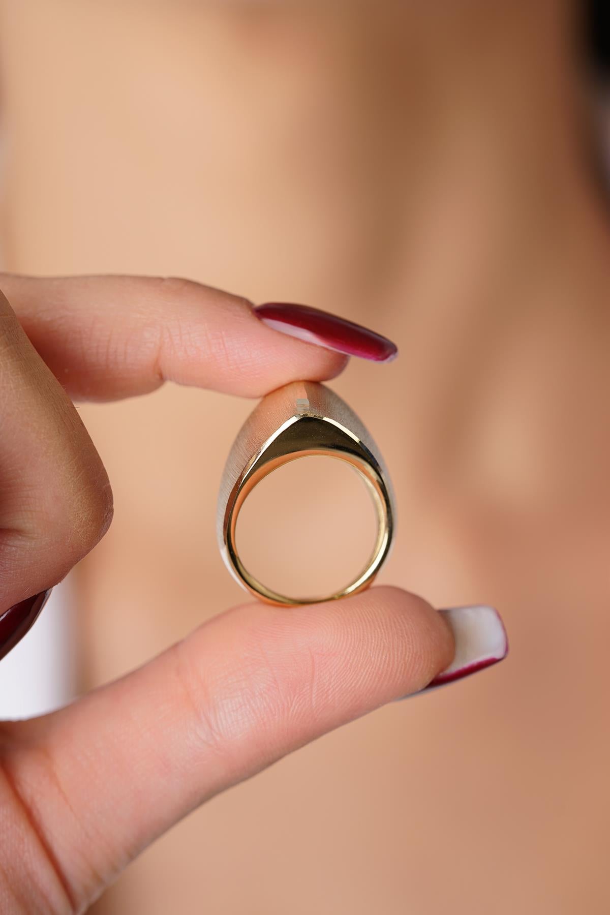 14K Gold Arina Style Gold Band Ring