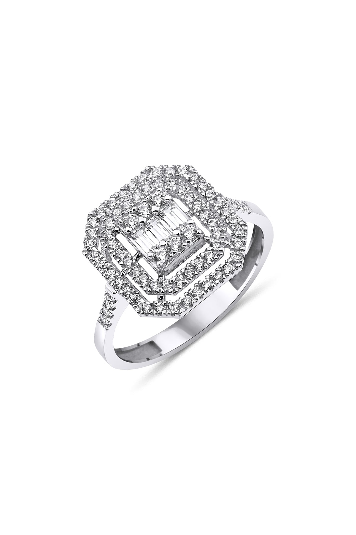 14K Gold Baguette Ring