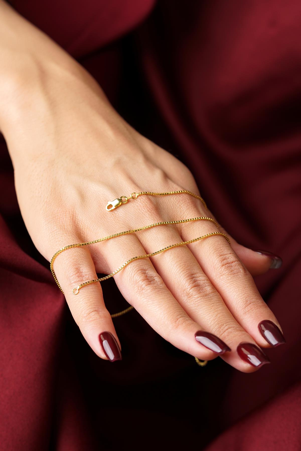 14K Solid Gold Box Chain   0.041 inch