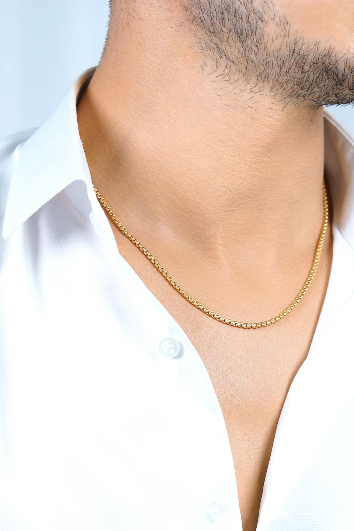 14K Gold Box Chain  0.102 inch
