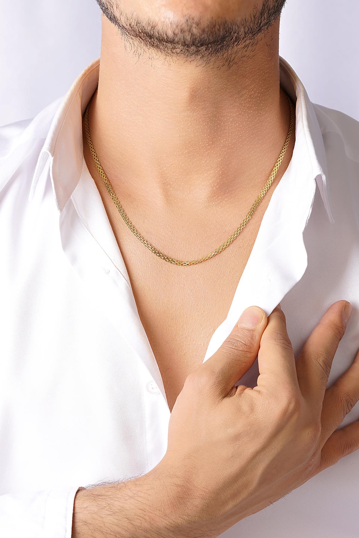 14K Gold Candere Roosevelt Cable Chain