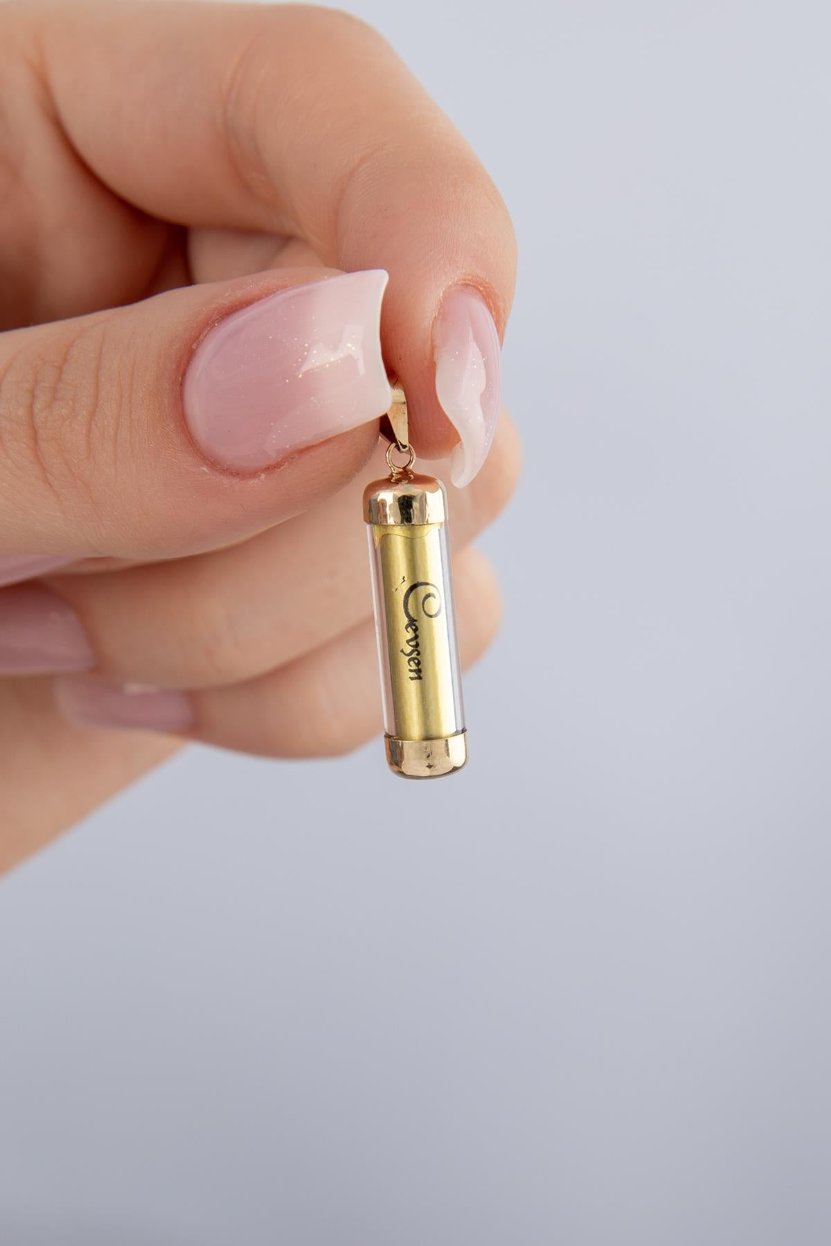 14K Gold Cevsen Charm