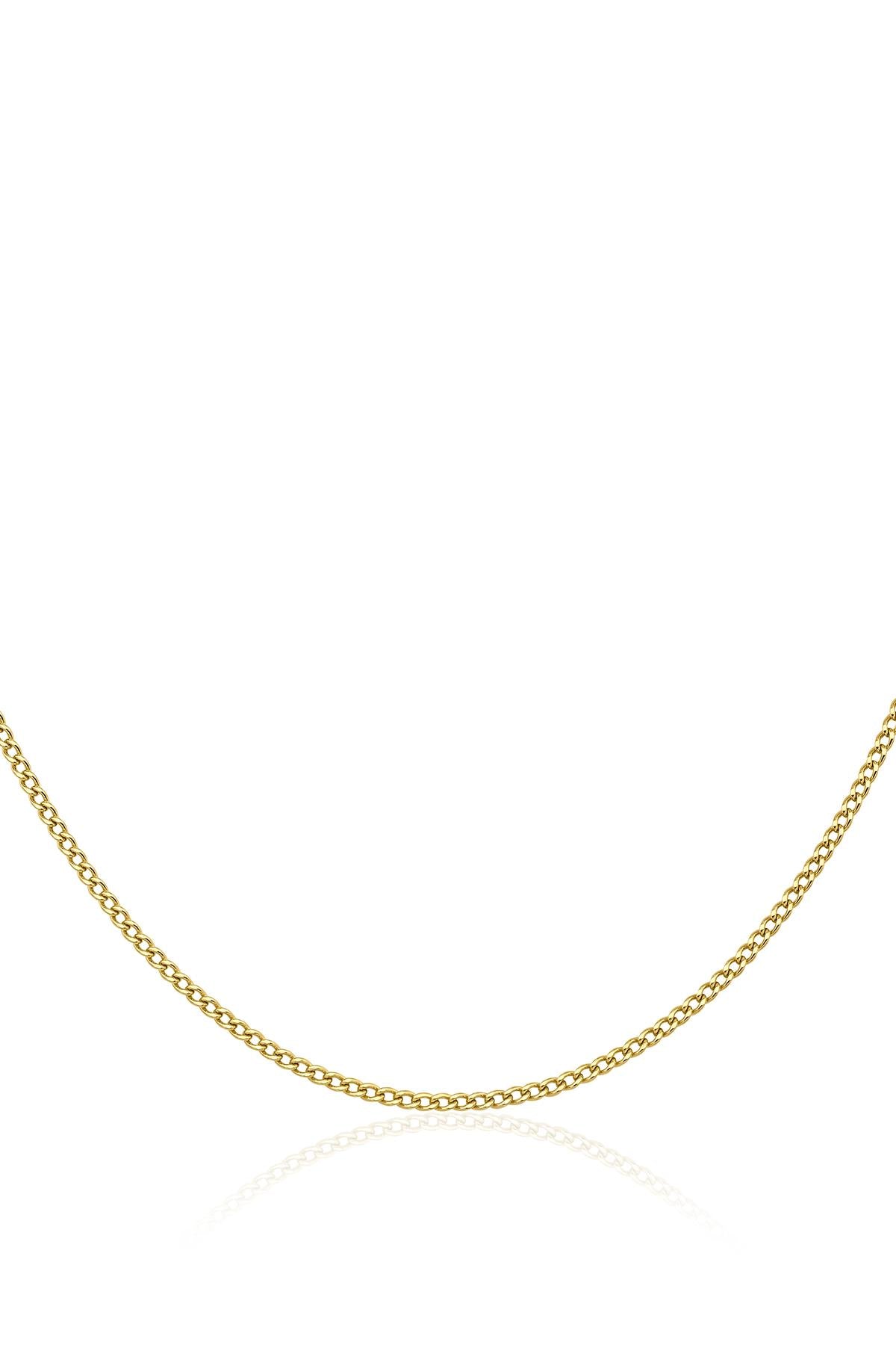 14K Gold Classic Curb Link Chain