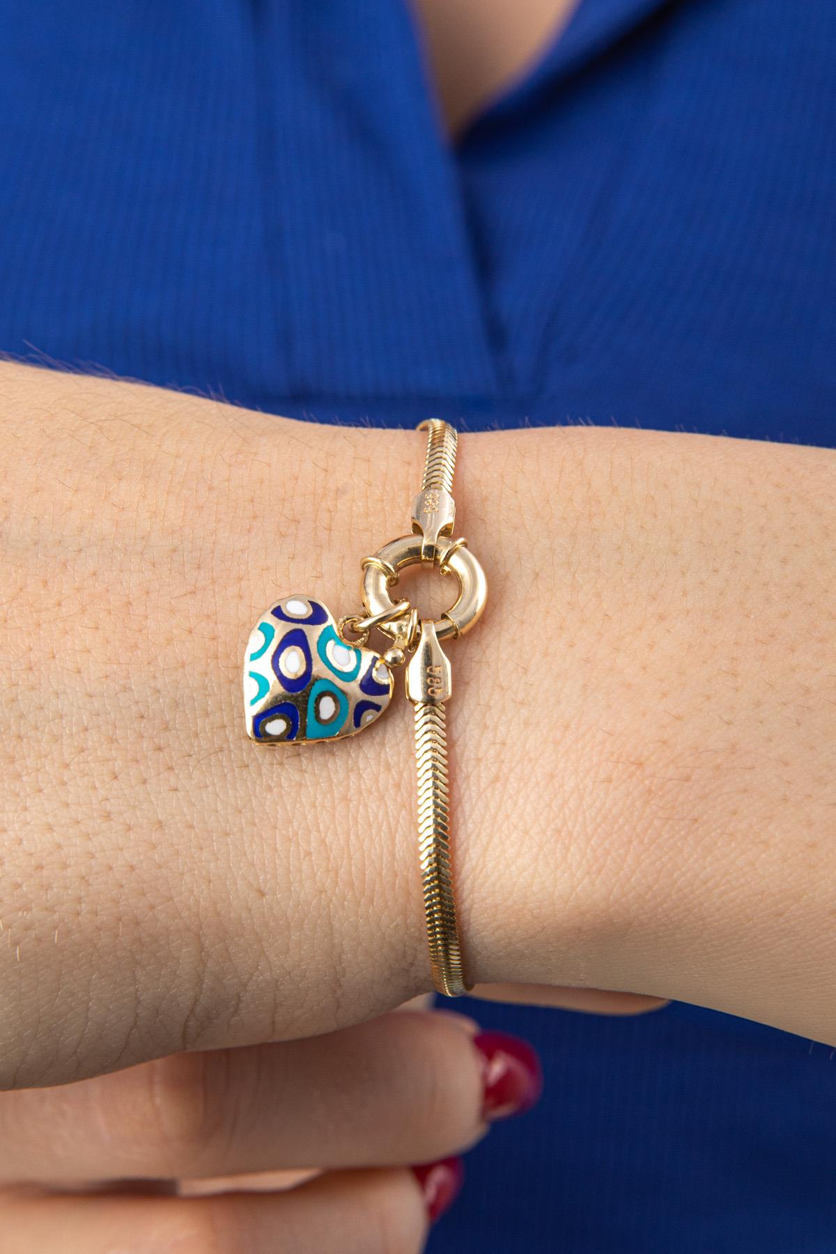 14K Gold Classic Snake Bracelet