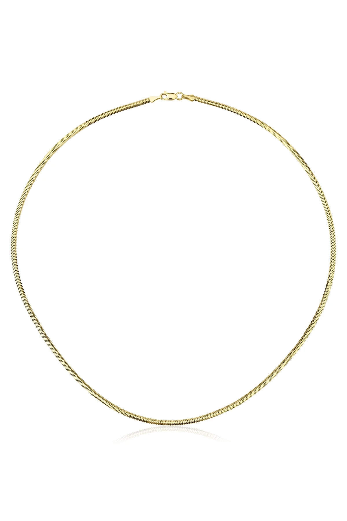 14K Gold Classic Snake Chain Set (Bracelet - Chain)