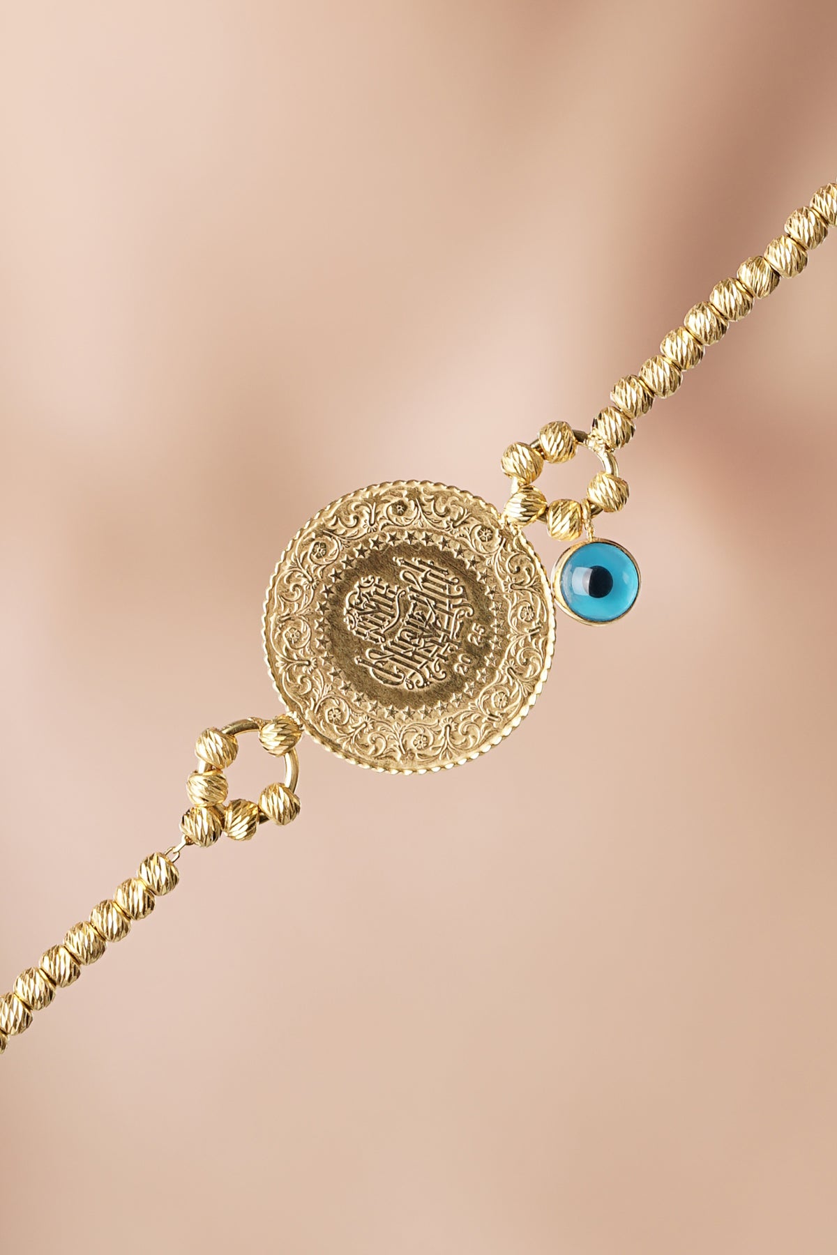 14K Gold Coin Bracelet  3