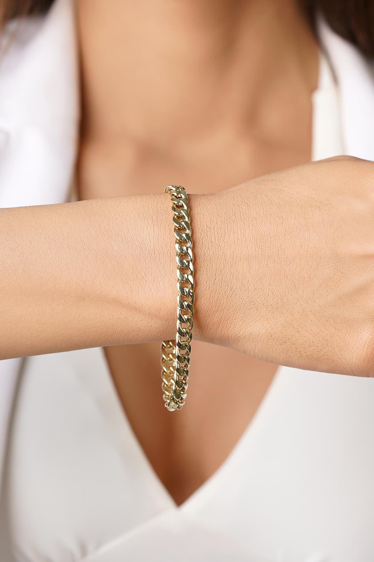 14K Gold Cuban Bracelet