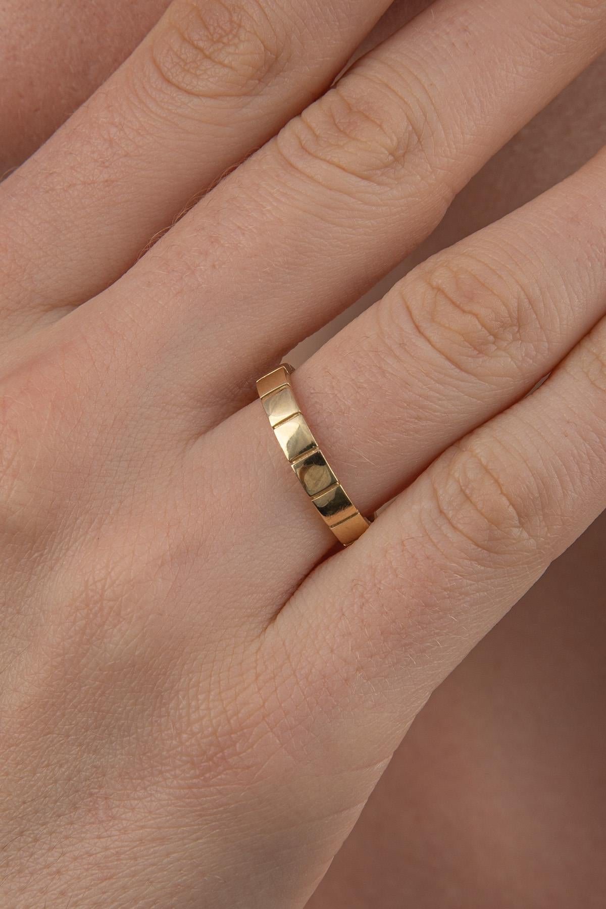 14K Gold Cube Ring