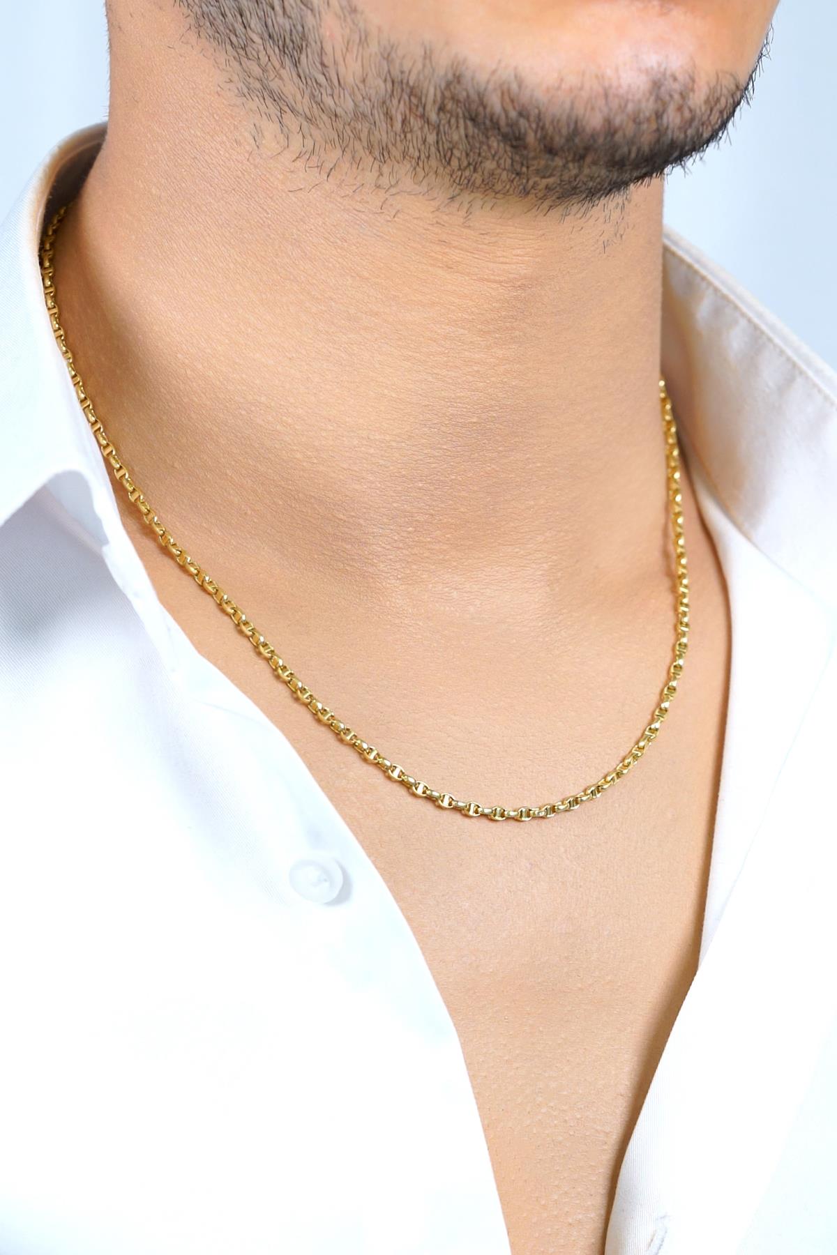 14K Gold Dainty Singapore Chain Jewelry Set