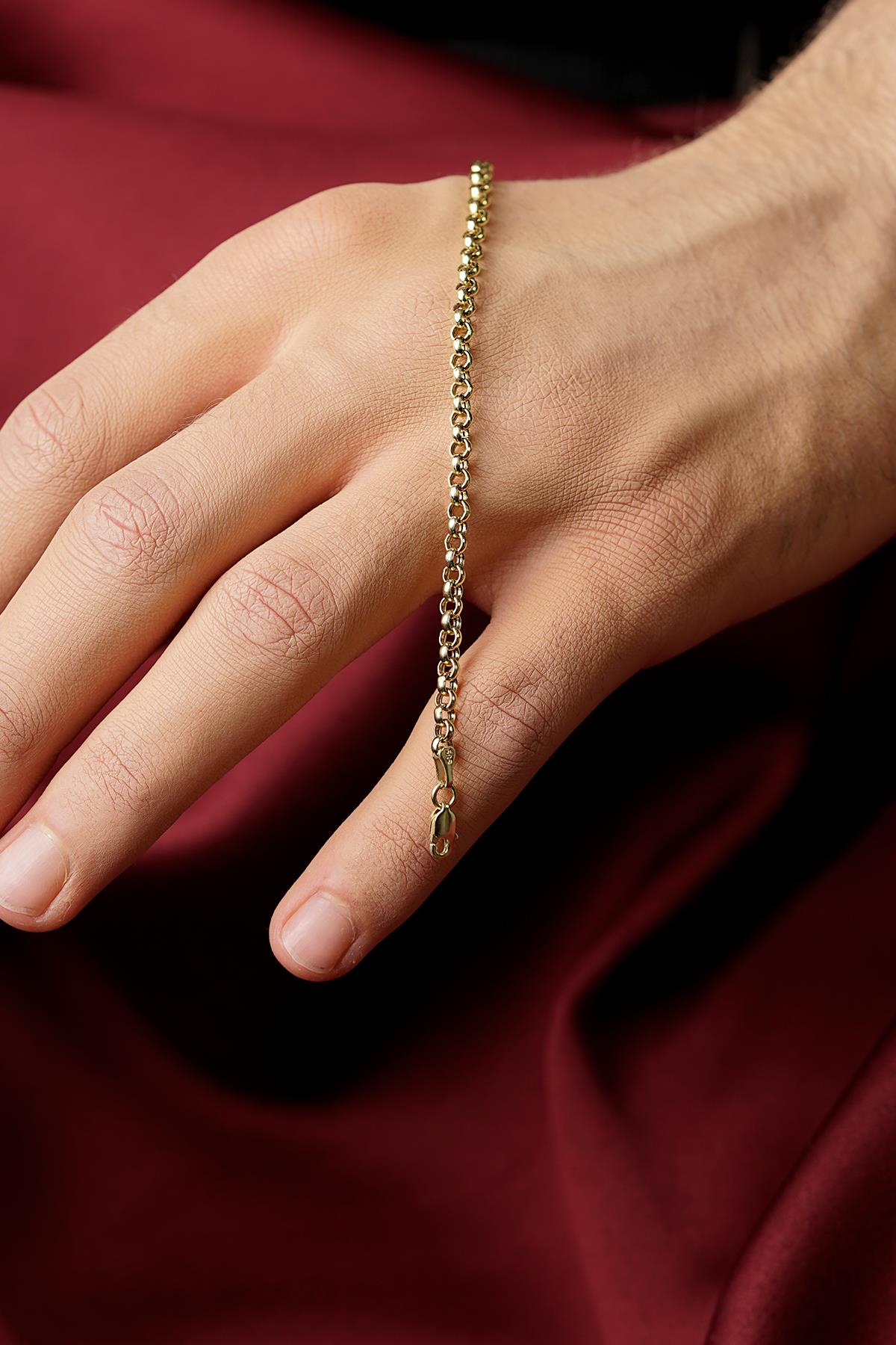 14K Gold Doch Man Bracelet