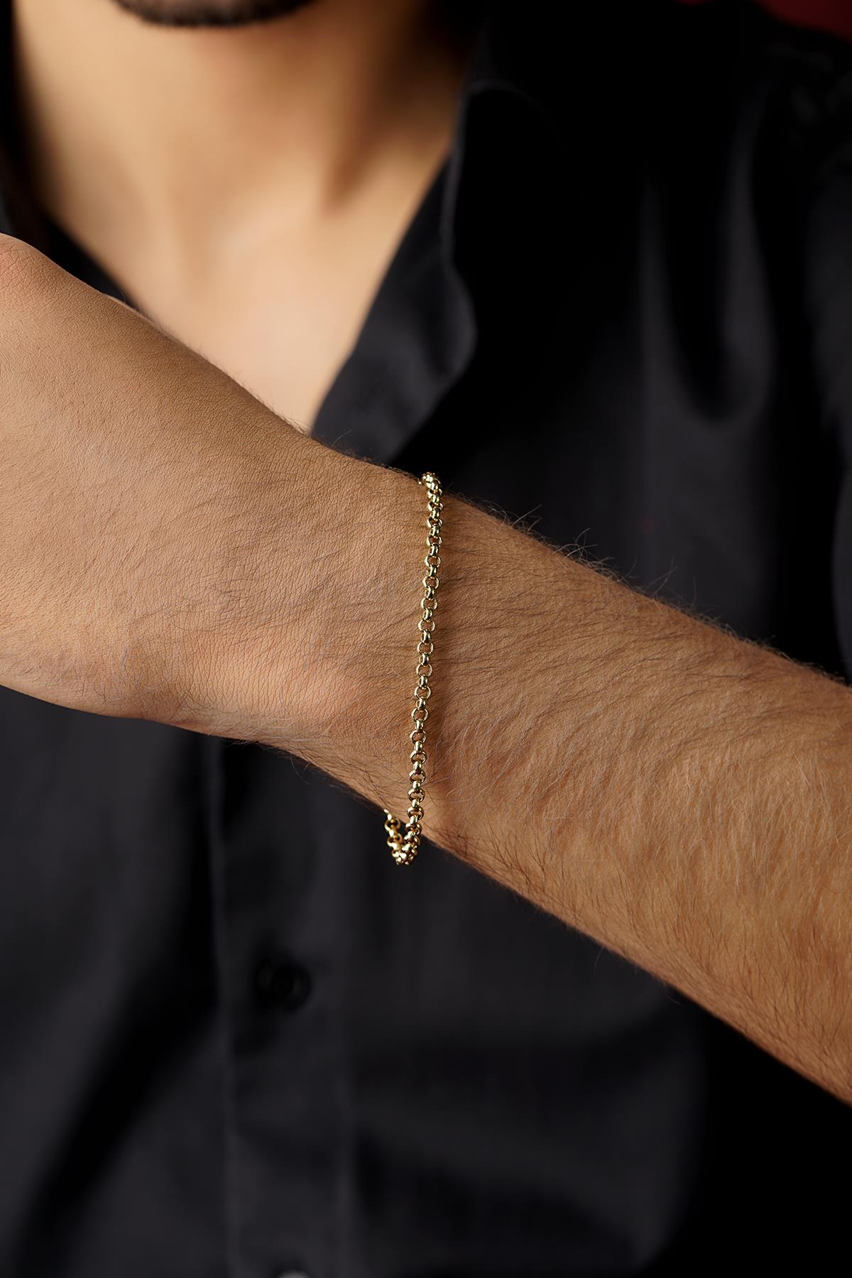 14K Gold Doch Man Bracelet